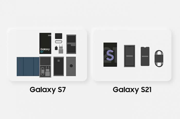 Comparativo entre el Galaxy S7 y el S21