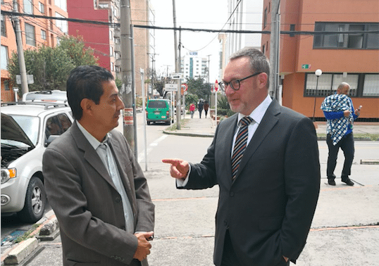 Thomas Voigt, presidente de la Cámara Colombo Alemana