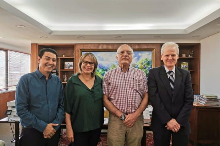 Con Alfredo Hoyos y directivos de Fenalco Valle del Cauca