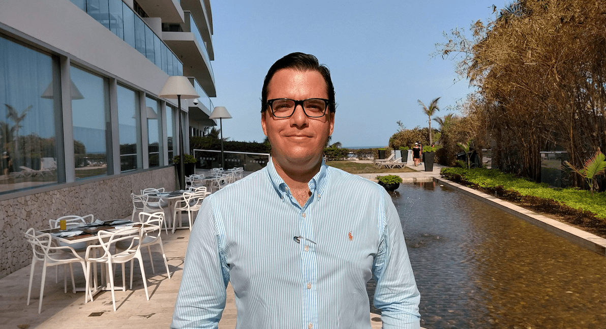 Alejandro Manfredonio, Gerente General Holiday Inn Morros Cartagena. (Foto Orlando Gómez Camacho).